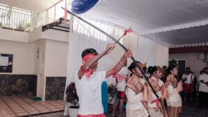 Tarian Maluku ramaikan Perayaan Syukur Kaul Kekal ALMA PUTERI.